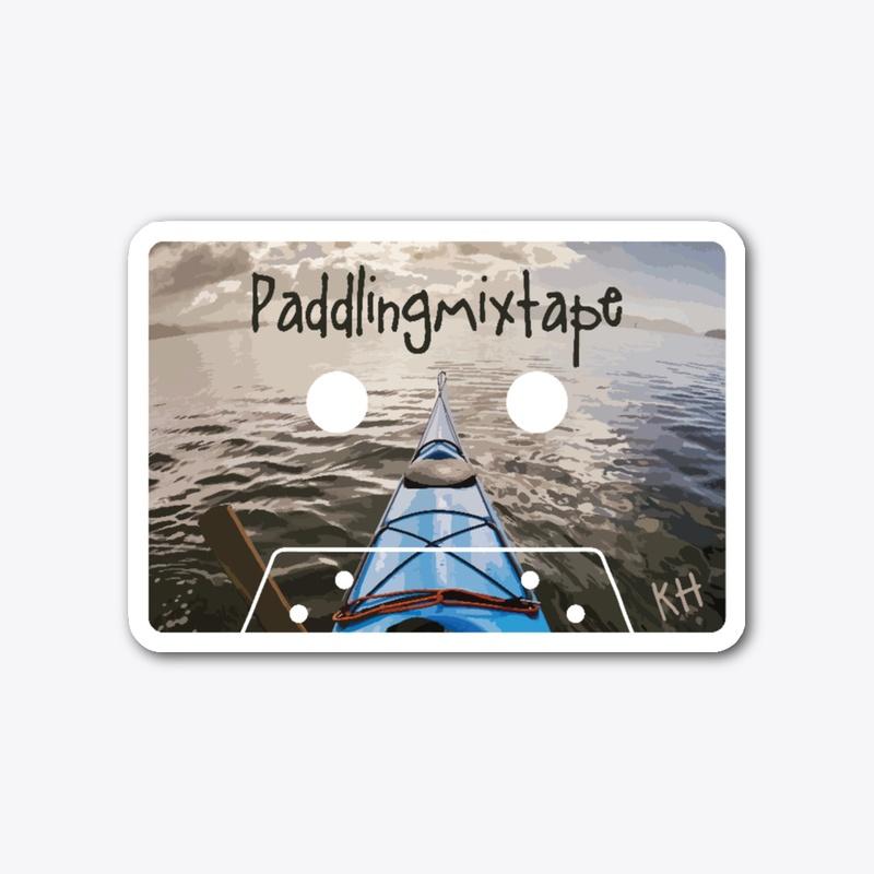 Kayak Hipster - Paddling Mixtape Sticker